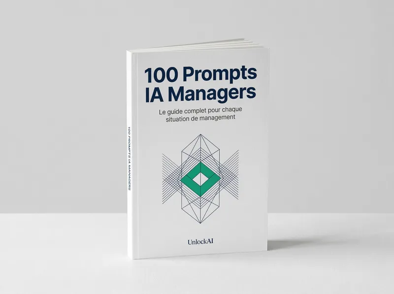 Couverture 100 Prompts IA Managers - UnlockAI