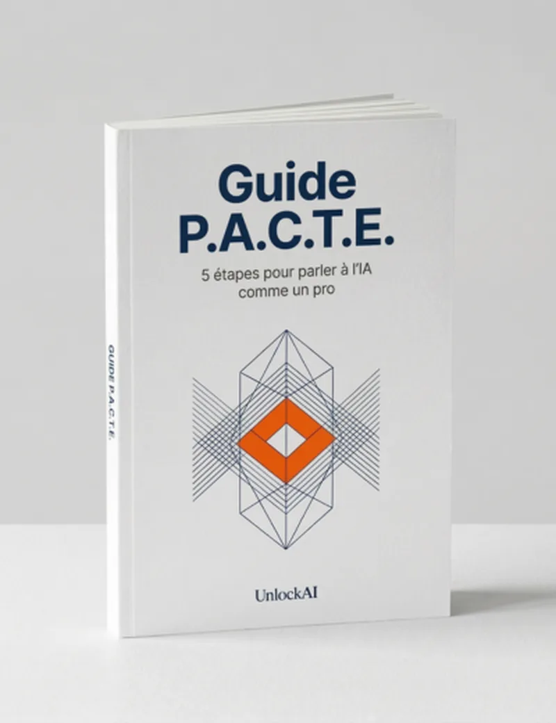 Couverture du Guide P.A.C.T.E. gratuit — UnlockAI