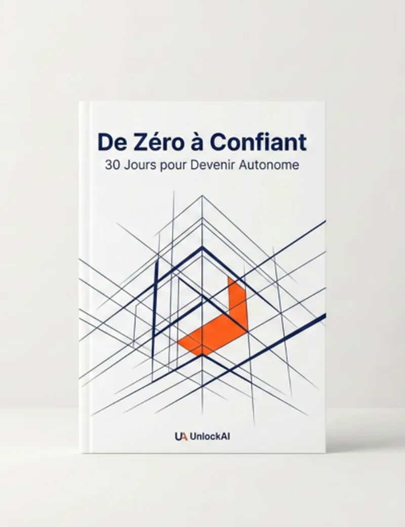 Couverture De Zéro à Confiant — 30 Jours pour Devenir Autonome avec l'IA — UnlockAI